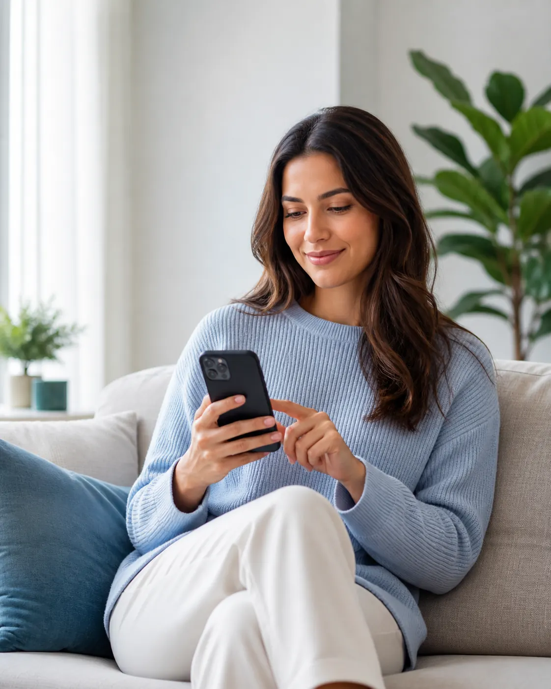 Choosing a scan on a phone