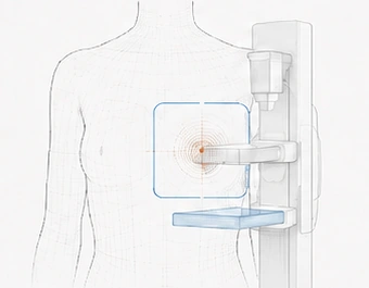 Mammogram illustration